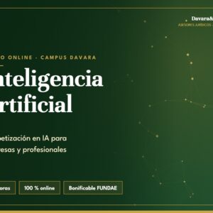Curso online de Inteligencia Artificial y alfabetización en IA de Davara&Davara